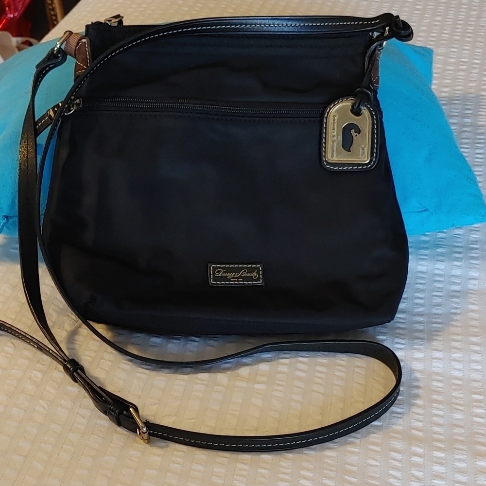 Dooney & Bourke Black Nylon Crossbody Bag